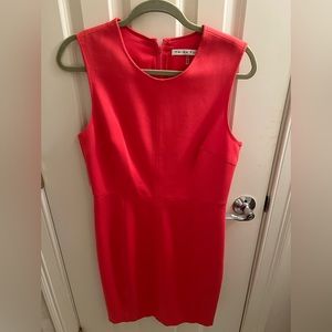 Trina Turk Orange Sheath Dress Size 10